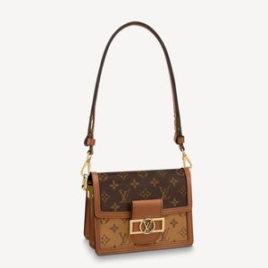 Mini dauphine Louis Vuitton handbag with adjustable straps